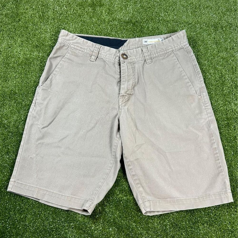 Volcom Men's Cream and Tan Shorts